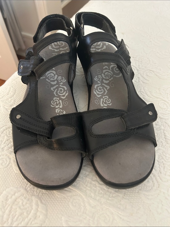 Propel Shoes - Propel Comfort Adjustable Black Women's Sandals